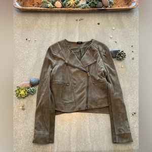 FATE Suede Moto Style Jacket